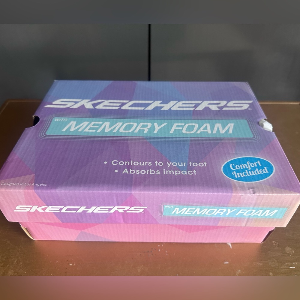 NWT/NIB. Size 5.5. Skechers Women's Summits Sneaker - Navy/Aqua - Picture 9 of 13